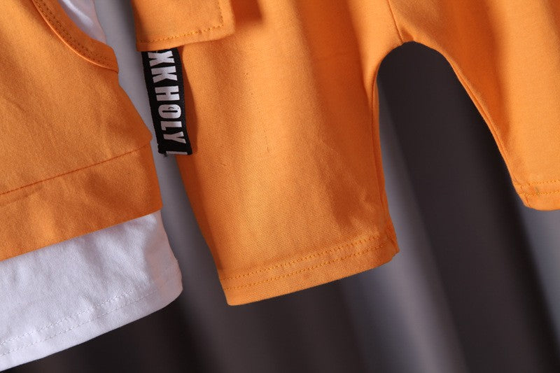 New Summer Infant Boys Clothing Children Casual T-Shirt Shorts 2Pcs/Set Toddler Baby Girl Clothes Sports Costume Kids Tracksuits