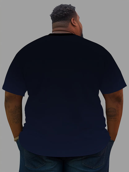 Men's Hip-Hop Cartoon T-Shirt - Casual,Crew Neck,Short Sleeve,100% Polyester,Regular Fit,Summer Streetwear for Running & Daily