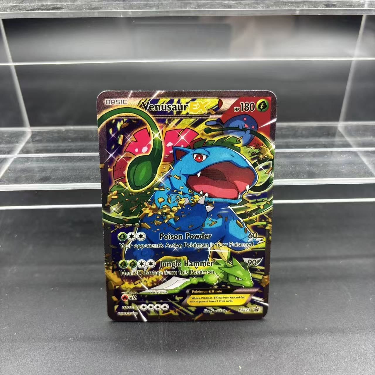 DIY PTCG Collection Cards Blastoise Charizard Venusaur EX EN Self Made Single Card Classic Game Anime Card Gift Toy