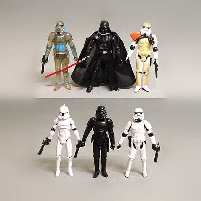Star Wars Black Warrior Bai Bing Invisible Clone Trooper Display de boneco articulado 1/8 escala 3,75