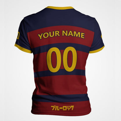 Blue Lock FC Barcha Bunny Lavinho Bachira Anime Cosplay Men Jersey 2025 Short Sleeve Children Tee Custom Name Tops Man T-shirt