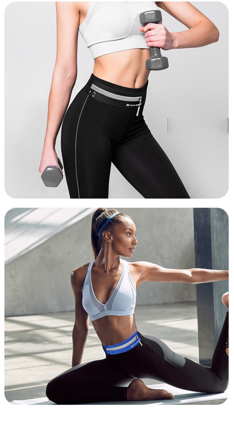 Running Belt Waist Bag for Cell Phone Sports Fanny Pack Waterproof Men Women Hidden Gym Bags Pouch