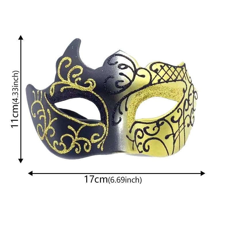 Half Face Mask Glittering Masquerade PartyMasks Role Play Nightclub Half Face Eye Maskween Party for Fancy Dress Christmas Party
