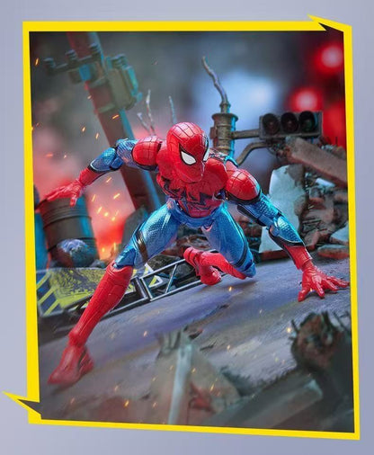 BLOKEES Classe Campeã Homem-Aranha Venom Kit Modelo Boneco de Ação Montável BLOKEES Boneco de Brinquedo Modelo Homem-Aranha Venom