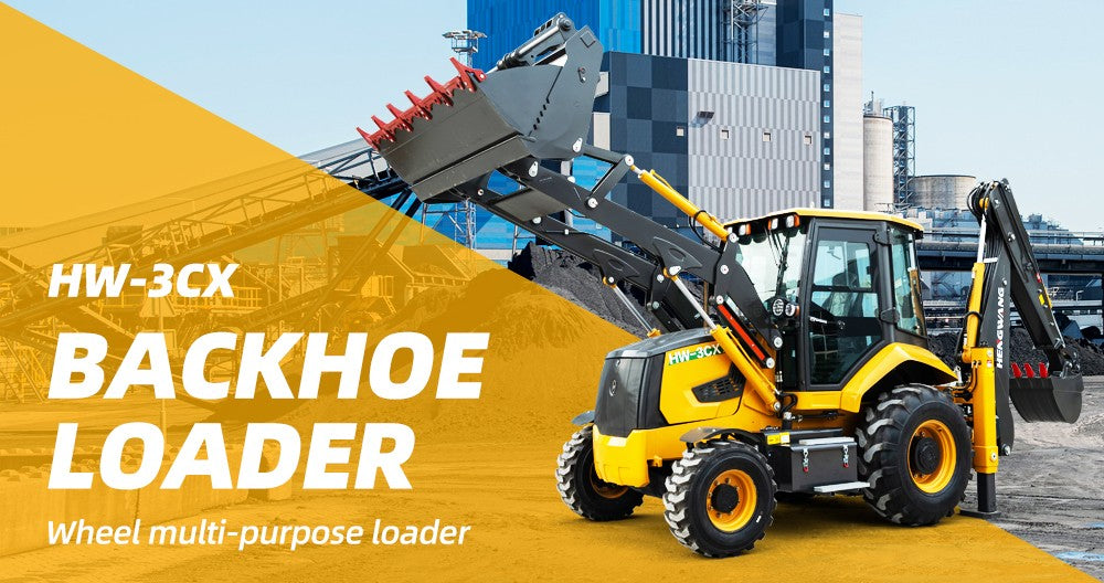 Nova escavadeira carregadeira 7.8 toneladas 4x4 Retroescavadeira Multi-propósito 4WD para Todos os Terrenos Trator Agrícola a Diesel Máquinas de Construção