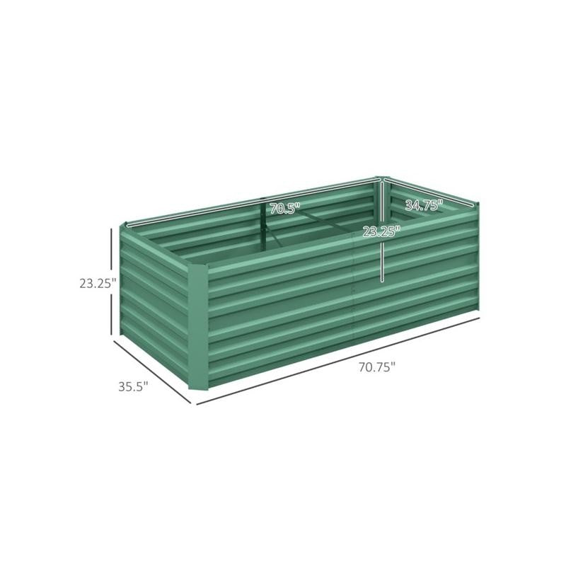 Canteiro de Jardim - Canteiro Elevado para Jardinagem Externa, Ideal para Legumes e Flores, Fácil de Montar, Durável &
