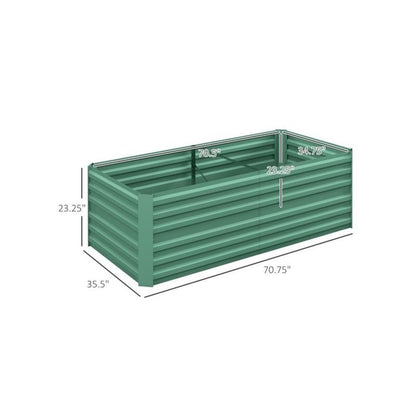 Canteiro de Jardim - Canteiro Elevado para Jardinagem Externa, Ideal para Legumes e Flores, Fácil de Montar, Durável &