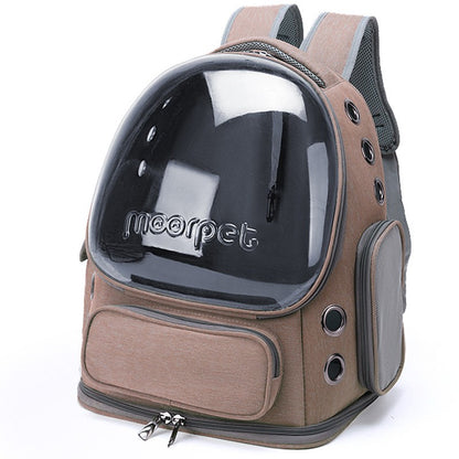 Mochila Transportadora para Pássaros, Gaiola de Viagem para Papagaios com Poleiro e Comedouros para Papagaio e Calopsita para Visitas ao Veterinário, Acampamento, Caminhada, Viagem