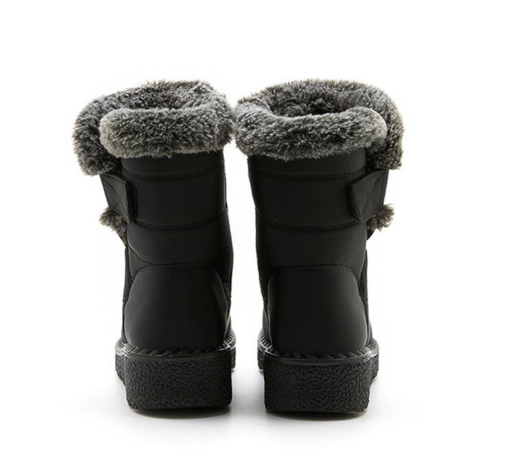 Boots Woman Fashion Winter Boots Women Winter Shoes Women's Snow Boots With Fur Super Warm Footwear Low Heels Middle Botas Mujer
