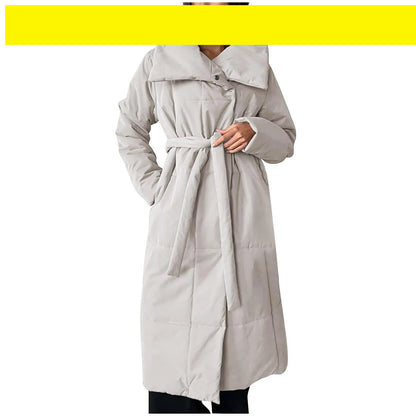 New Winter Women's Large Quilt Cotton Clothes Fashion Loose Long Overcoat Warm Cotton Jacket Female Cold Padded Jacket ?? ????