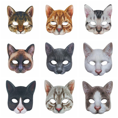 Supplies Eye Mask Festival for Adult  Costume Party Christmas Cosplay Props Halloween Decoration Masquerade Mask Cat Mask