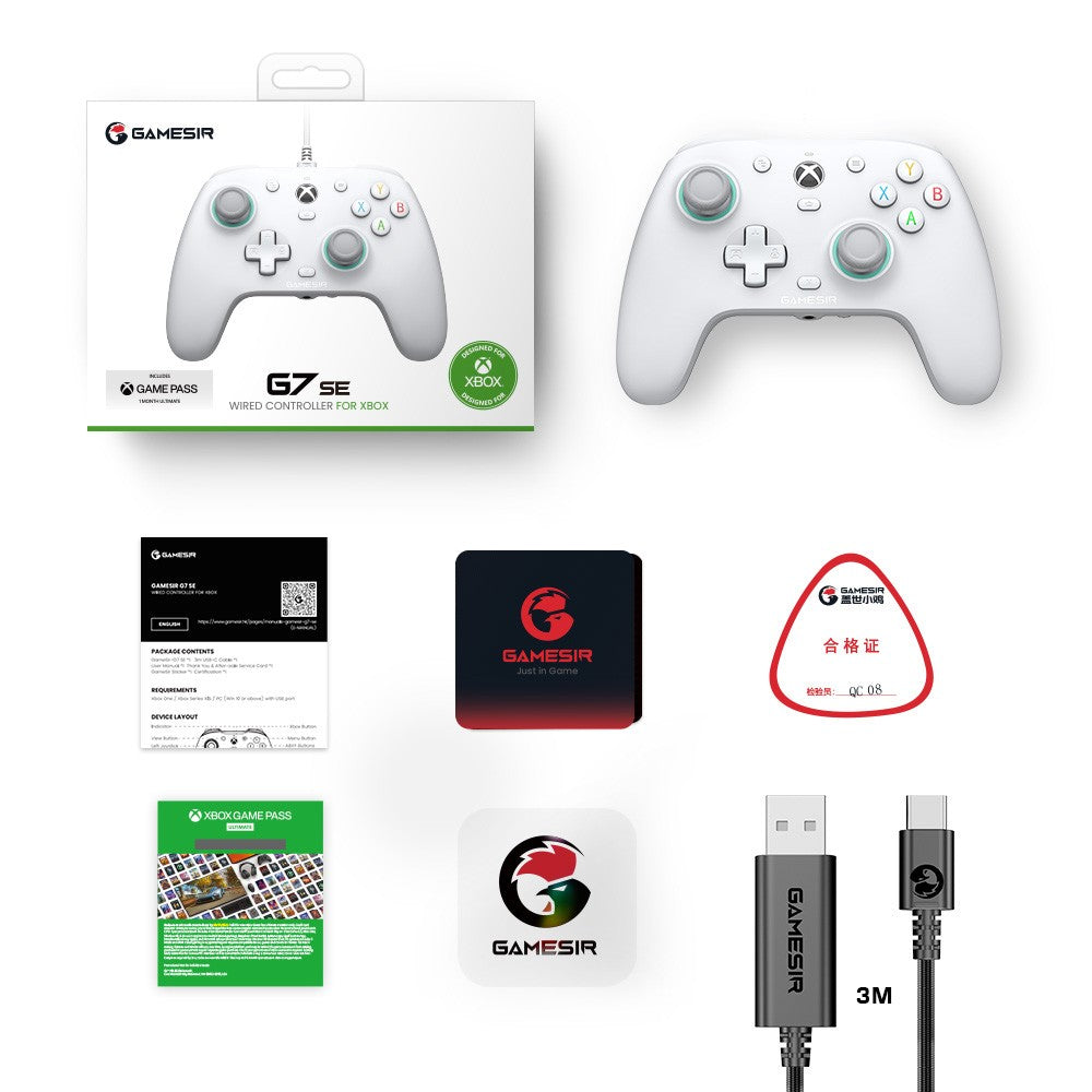 GameSir G7 SE -  Xbox Gaming Controller Wired Gamepad with Hall Effect Sticks for Xbox Series X/ Xbox One