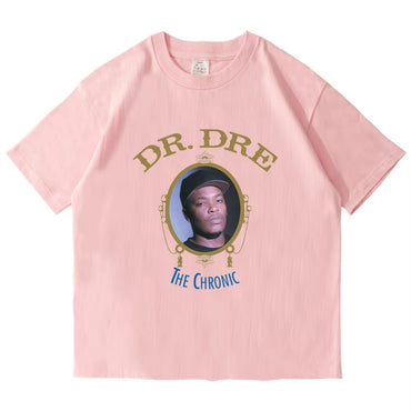 2025 Hot Sale Clothes Popular Dr Dre The Chronic T Shirt Cosplay Wear Streetwear Short Sleeve Tees Cotton Hip-pop T-shirt Men
