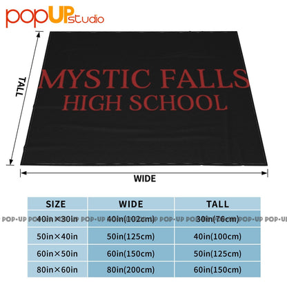 Mystic Falls High School Ultra-Soft Blanket Quilt Winter Sofa Cover Bed Covers