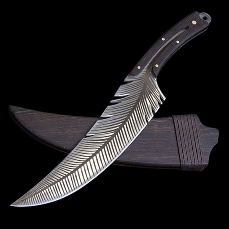 Longquan Kitchen Knife Wood Handle Sharp Chefs Cleaver Slicing Knife Professional Cooking Tools Handmade Forged China Messer