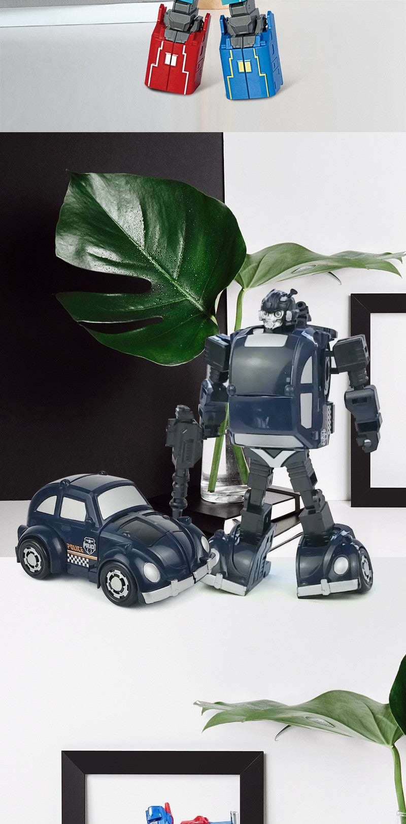 WEIJIANG NOVO 20CM Transformação Anime Boneco de Ação Brinquedos de Filme Plástico ABS Robô Carro Avião Tanque Legal Modelo Presente para Meninos