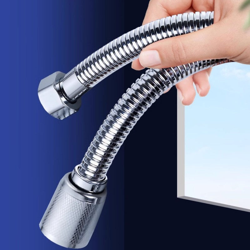 Mangueira de chuveiro flexível de aço inoxidável 1.5/2M Mangueira de água longa Mangueira de extensão Tubo de encanamento Acessórios de banheiro