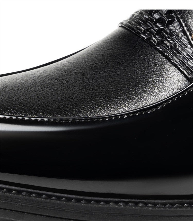 Business Formal Leather Shoes for Men Solid Color Fashion Casual Loafers Male Spring Autumn New Designer Dress Shoes Man