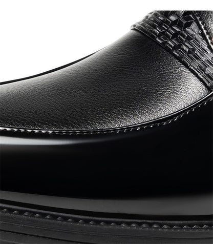 Business Formal Leather Shoes for Men Solid Color Fashion Casual Loafers Male Spring Autumn New Designer Dress Shoes Man