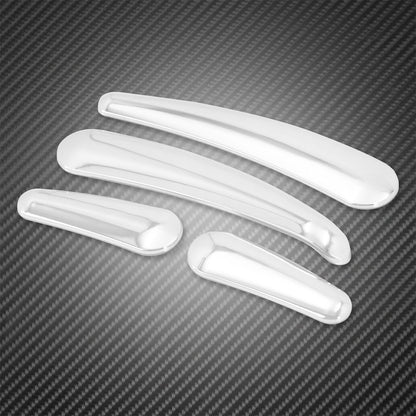 4xMotorcycle 3D Swingarm Frame Insert Chrome Cover For Harley Heritage Softail Custom Fat Boy Lo Deluxe FLSTN FXSTC 2008-2017