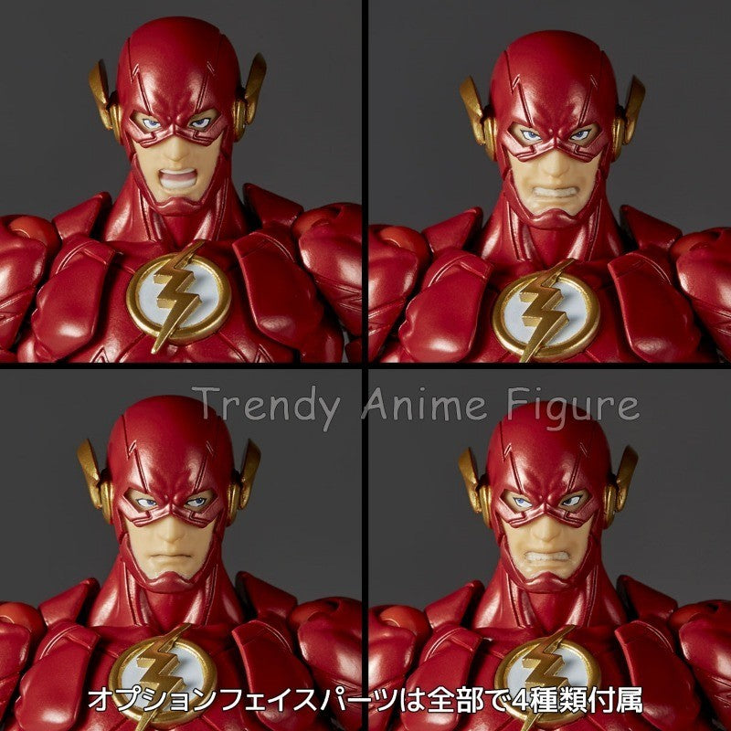 Revoltech Amazing Yamaguchi Flash Action Figure Articulado 17cm Flashpoint Modelo Kaiyodo Flash Bonecos Coleção Brinquedo Presentes de Fim de Ano