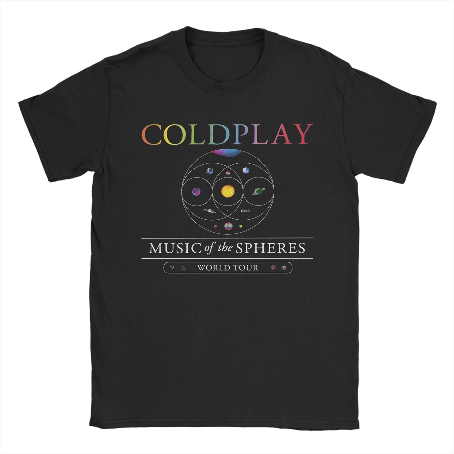 Cold-playED  Graphic Printing T Shirt Men Women 2025 Tour  100%   Tee Shirt Clothes