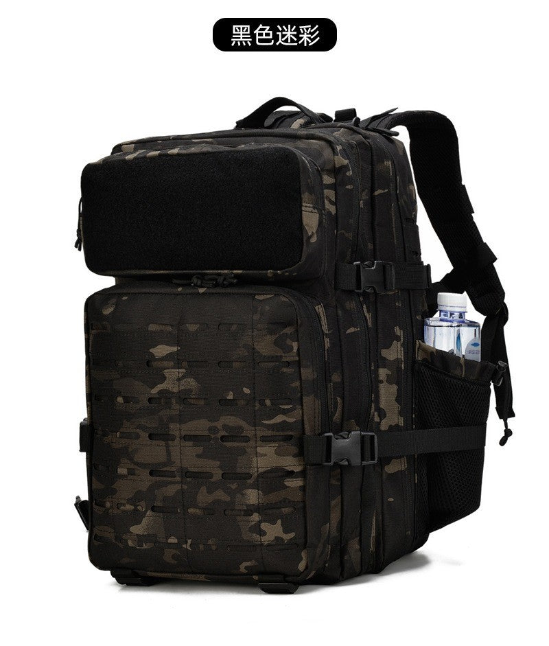 45L Men's Outdoor backpack Molle Backpack Hiking Backpack with bottle Stand Outdoor Hiking bag Fitness Backpack