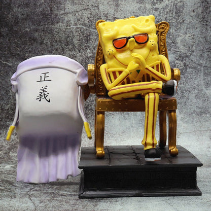 Spongebob Patrick Star Captain Eugene H. Armor Abs Krabs Squidward Tentacles As One Piece Character Figure Toys