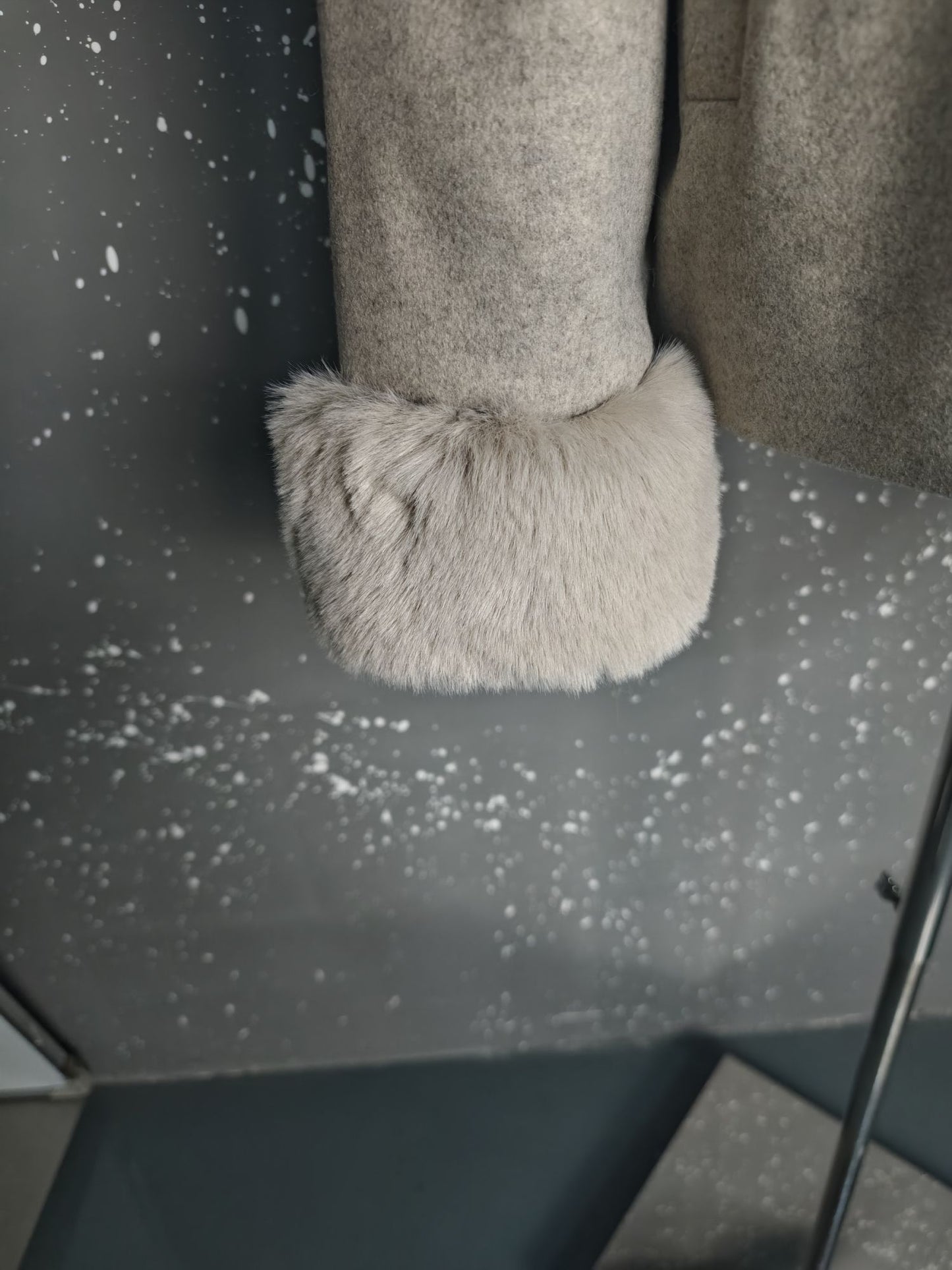 UCXQ Fashion Loose Warm Coat Women's Turn Down Collar Long Sleeve Covered Button Cardigan Coats 2025 Autumn Winter New 23Z4030