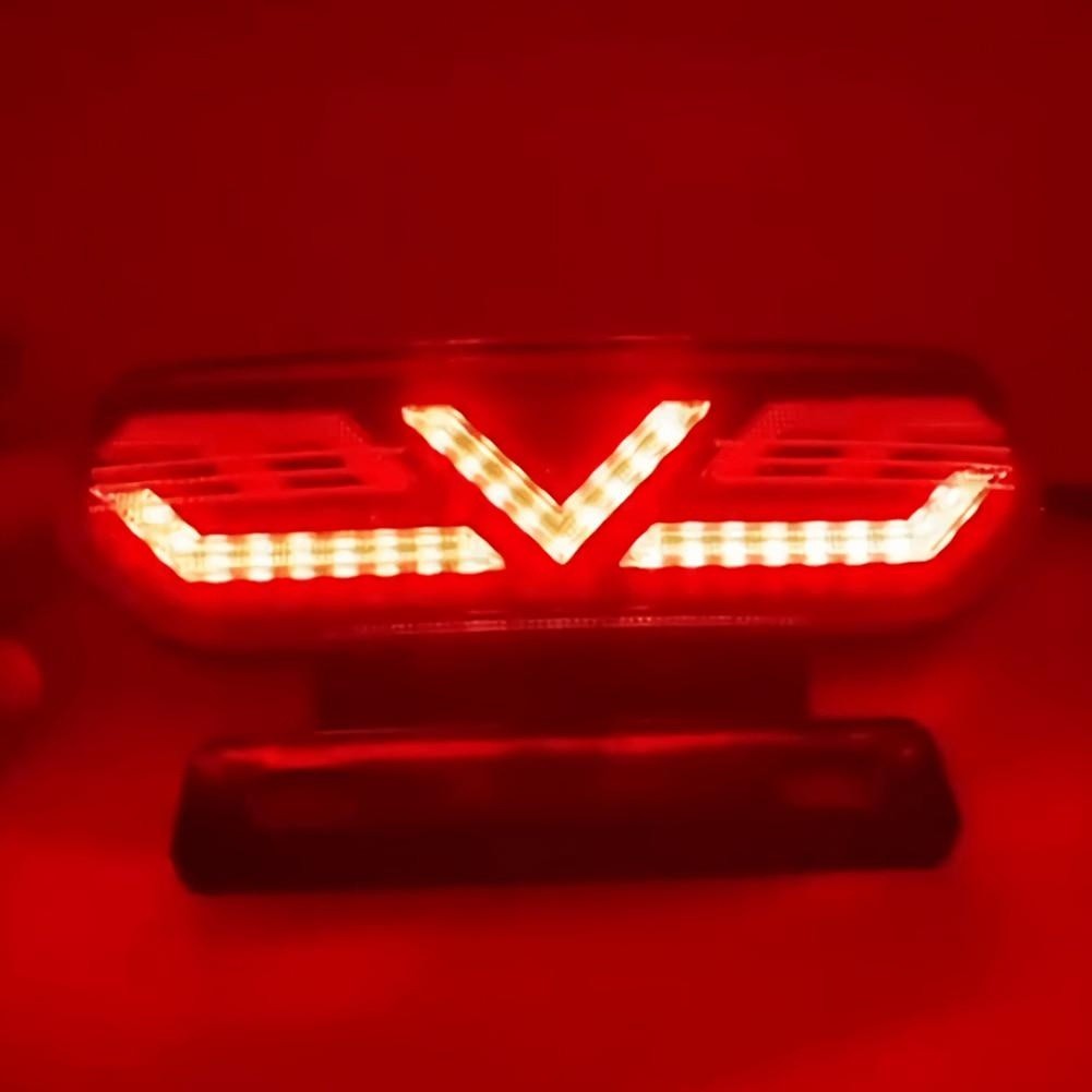1 Peça Luzes Traseiras LED para Moto 12V Freio Lanterna Traseira Sinal de Parada Pisca-Pisca Indicador de Direção