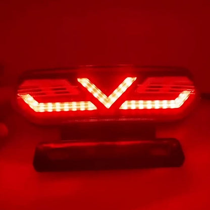 1 Peça Luzes Traseiras LED para Moto 12V Freio Lanterna Traseira Sinal de Parada Pisca-Pisca Indicador de Direção