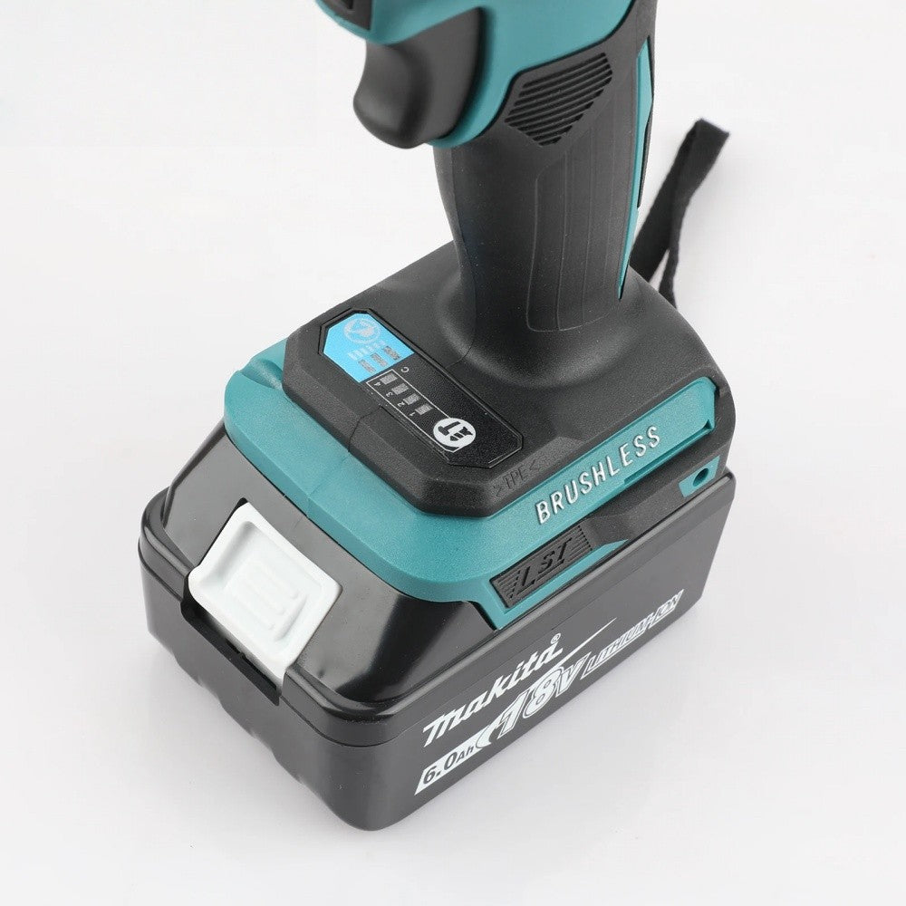 Parafusadeira de Impacto Sem Fio Makita DTD172 LXT BL com Motor Brushless 18V Furadeira Elétrica para Madeira, Parafuso, Modo T 180 N·M Ferramentas Elétricas