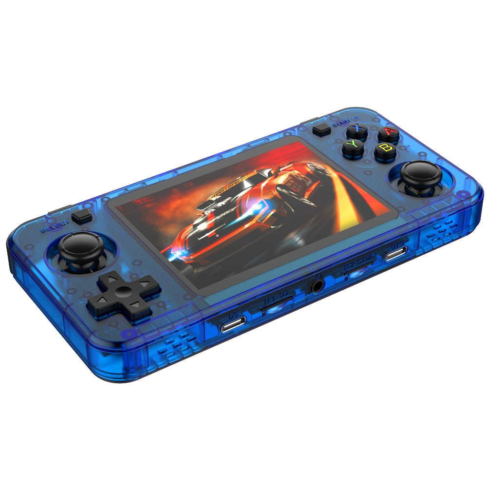 BOYHOM Green R3 6H Retro Video Game Console 3.5‘’ IPS Screen RK3326 3000 mAh Open Linux System Portable Player 64GB 128GB