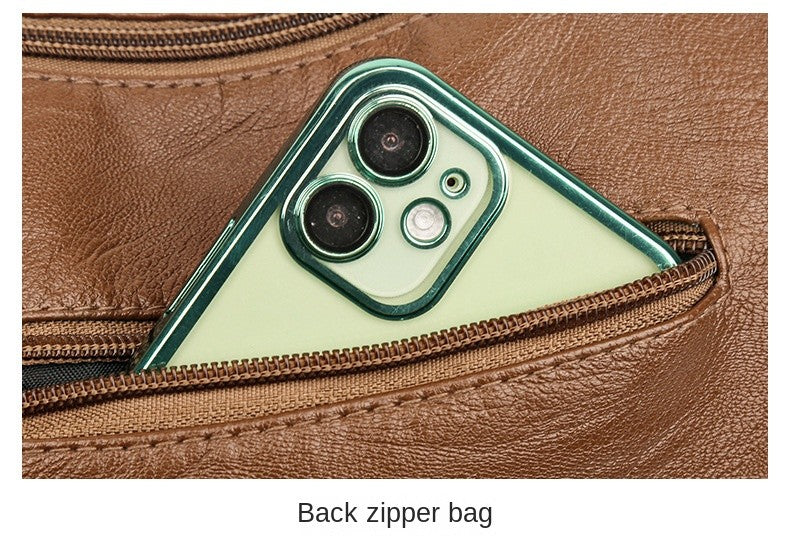 New Arrival Crossbody Shoulder Bag Soft Washed Leather Women's Mini Bag Versatile Handbag