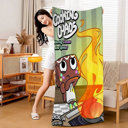 Popular Game D-Dandys World Pretty Beach Towel For Kids Personalized Bath Towel Pool Towel Vacation Gift Picnic Towel Party Gift