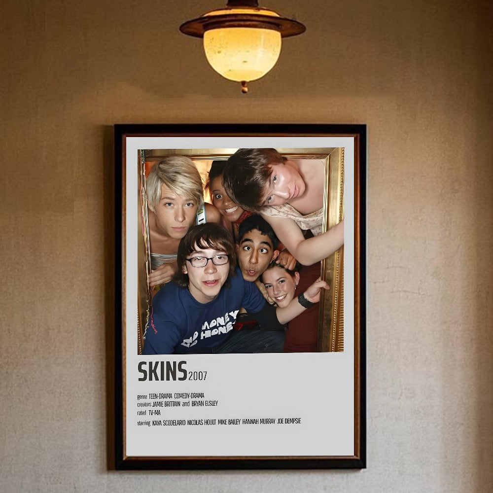 Teen TV Series Skins Generation Poster HD art sticky wall waterproof home living room bedroom bar aesthetic decoration