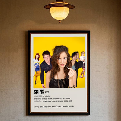Teen TV Series Skins Generation Poster HD art sticky wall waterproof home living room bedroom bar aesthetic decoration