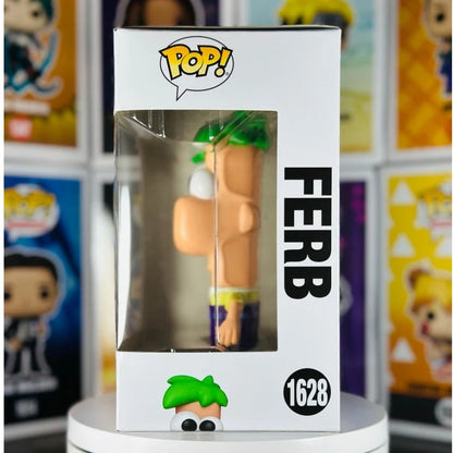 Funko Pop Oficial Genuíno Phineas E Ferb Boneco de Ação Modelo #1628 #1629 Escultura de Vinil Bonecos Edição Limitada Coleção de Fãs