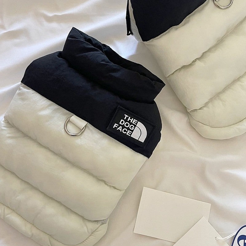 Casaco de Algodão Quente para Pets Roupas para Cães de Duas Pernas Engrossadas Jaqueta de Inverno para Cães Pequenos e Médios Teddy Roupas Fofas de Inverno
