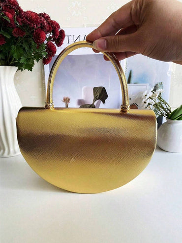 2024 New Fashion Simple Elegant Clutch - Chain Shoulder Bag, Light Luxury Gift for Girlfriend's Birthday