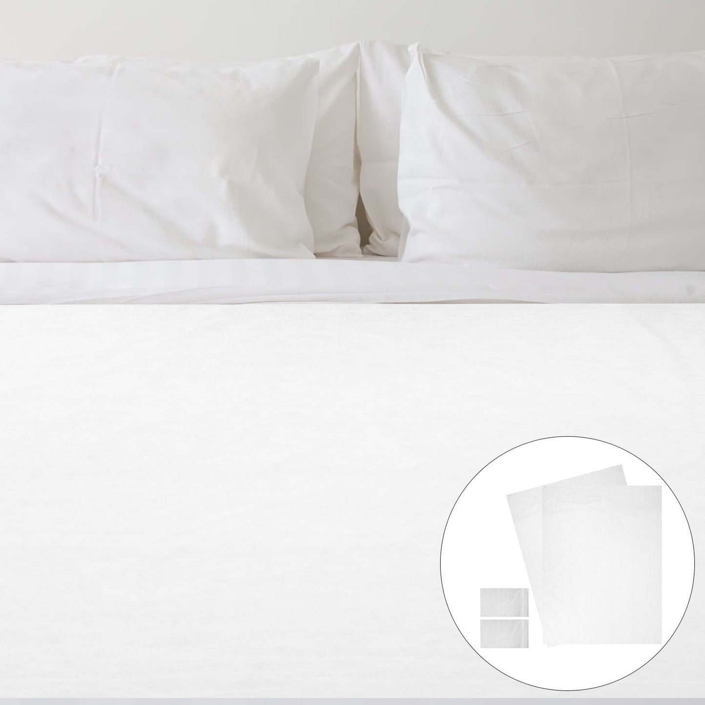 1Set Disposable Bedding Set Four-Piece Travel Sheet Quilt Cover Pillowcases Soft Comfortable Hygiene Travel Bedding