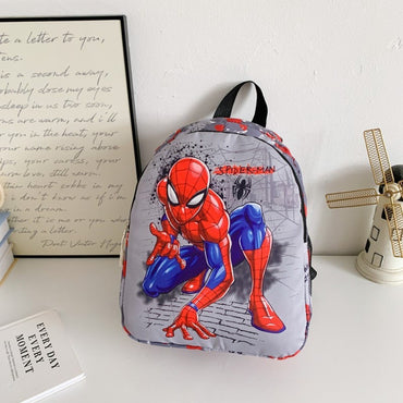 Marvel Spider-Man Kids Backpack Trendy Cartoon Boys' School Bag Fashionable Spider-Man Backpack Double Shoulder Bag for Toddlers