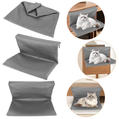 Cat Pet Animal Hanging Bed Detachable and Foldable Hanging Cat Nest Cats L-shaped Hammock for Cats and Kittens