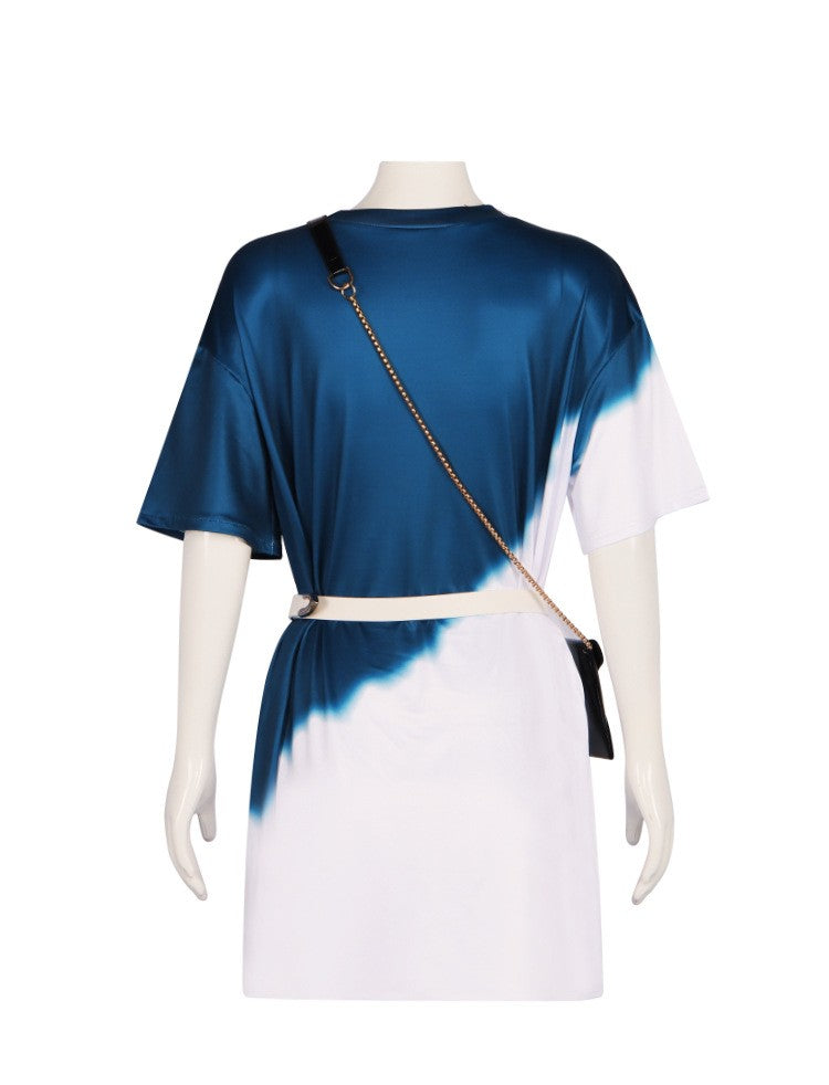 Movie My Fault Role-playing Cosplay Costume Culpa Mia Dress Noah Long T-shirt Belt Bag for Women Novel Costumes Halloween Party