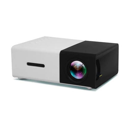 YG300 Mini Projector LED Yg300 Upgraded Version 1000 Lumen 320x240P HDMI-compatible USB Audio Home Media Player Beamer