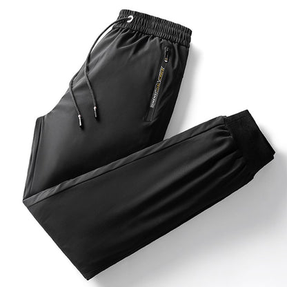 Calça Masculina Casual de Inverno Acolchoada e Grossa Quente Cor Sólida Corta-vento Impermeável de Algodão de Alta Qualidade