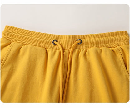 100% Cotton Shorts Custom Fashion Solid Color Short Pant Printing Company Team Logo Versatile Pants Embroidery Pattern Text