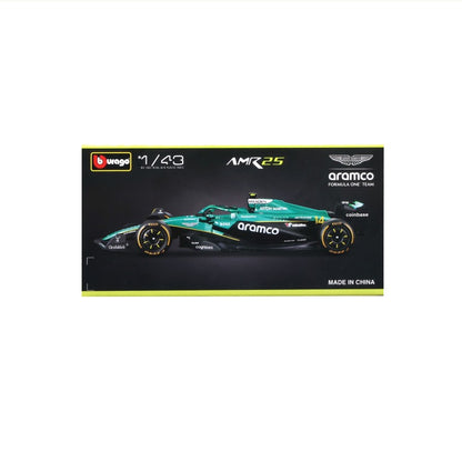 Bburago 1:43 2024 F1 Mclaren Mcl38 Grande Prêmio de Mônaco F1 Miniatura de Liga Fundida #4 #81 Lando Norris ? Presente de Brinquedo de Carro de F1