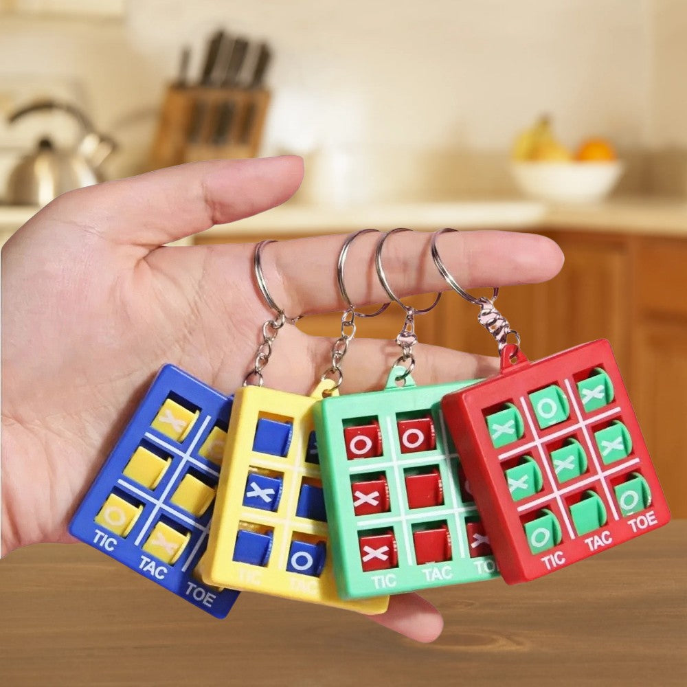 6-30PC with Key Chain Tic Tac Toe Puzzle Game Children Birthday Wedding Party Guest Gifts Kindergarten School Party Small Gifts