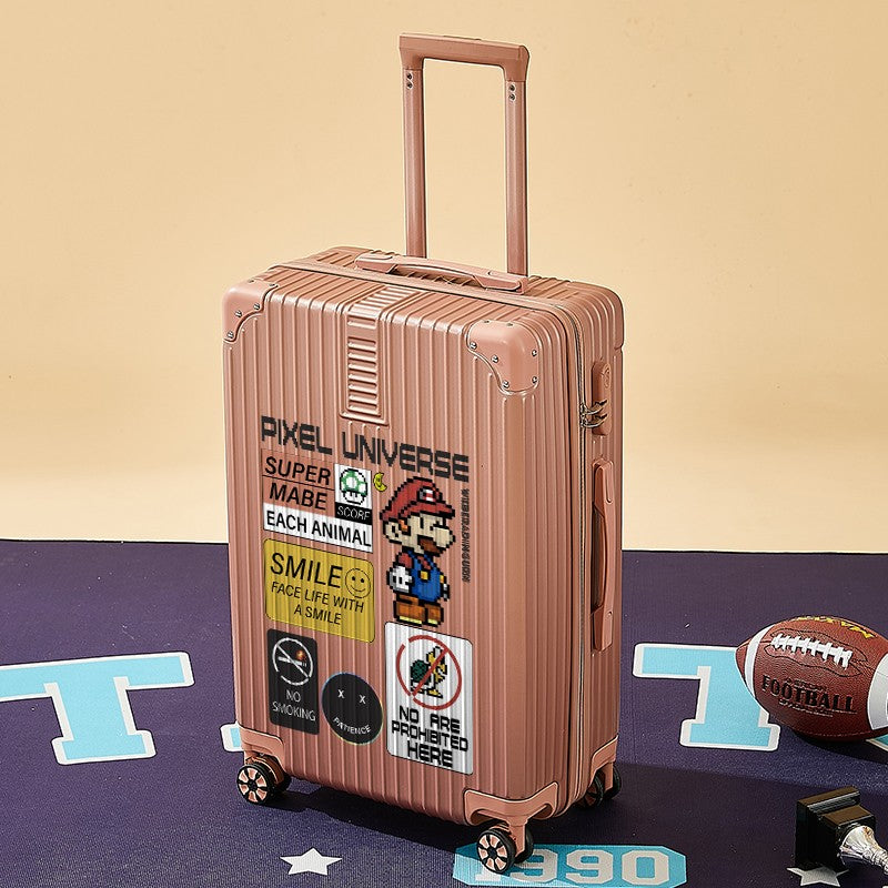 2025 New Large-capacity Suitcase 20/22/24/26/28-inch Cart Box Travel Boarding Case Portable Trolley Suitcase Roller Suitcase